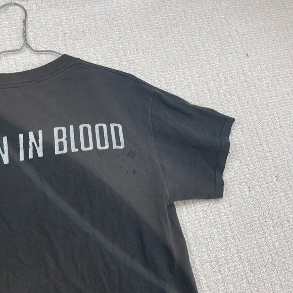 Vintage Unisex Slayer Reign In Blood Black T Shirt Heavy Metal 2005 Read - Picture 15 of 16